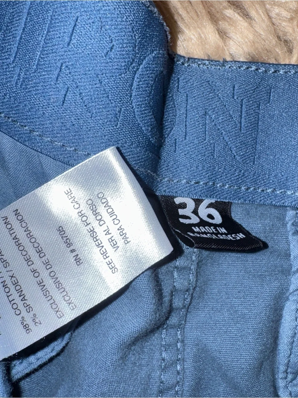 Iron co. Men's Cargo Shorts in Blue with Utility Pockets, waist 36”
